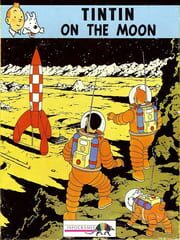Tintin on the Moon