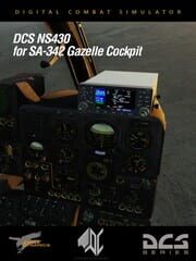 DCS World: NS 430 Navigation System for SA342 Gazelle by Eagle Dynamics, Polychop Simulations cover
