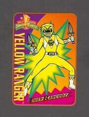Mighty Morphin Power Rangers: Tiger Barcodzz - 22: Yellow Ranger cover