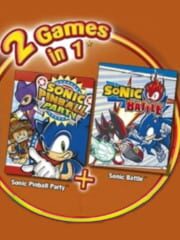 2 Games in 1: Sonic Pinball Party + Sonic Battle cover