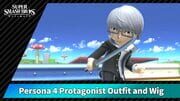 Super Smash Bros. Ultimate: Persona 4 Protagonist Outfit and Wig cover