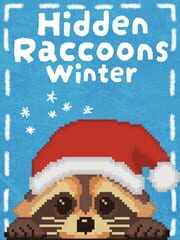 Hidden Raccoons in Winter cover art