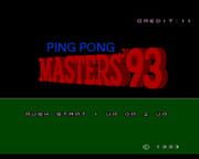 Ping Pong Masters '93 cover