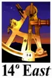 14 Degrees East logo