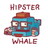 Hipster Whale logo