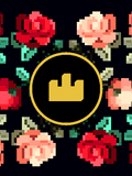 Pixelated Crown logo