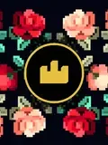 Pixelated Crown logo