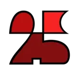 25 Crimson logo