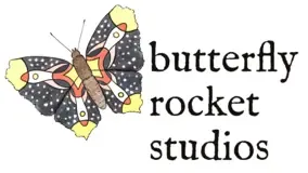 Butterfly Rocket Studios logo