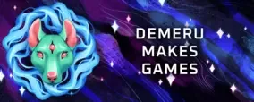 Demeru Makes Games logo