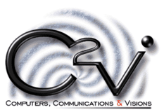 Computers, Communications & Visions logo