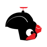 Upside Down Bird logo