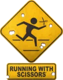 Running With Scissors logo