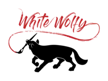 White Wolfy logo