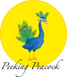 Peeking Peacock