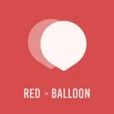 Red x Balloon logo