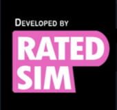 Rated Sim logo