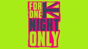 For One Night Only 2026 logo