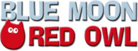 Blue Moon Red Owl logo