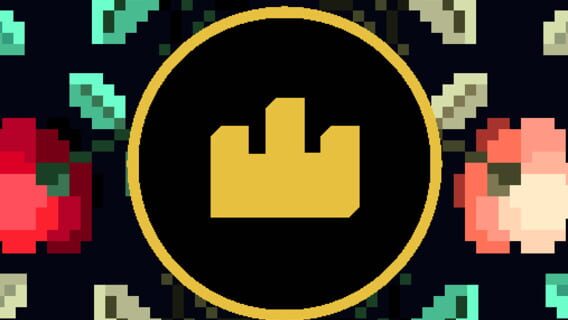 Pixelated Crown logo