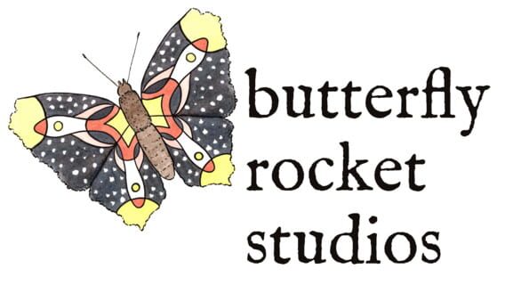 Butterfly Rocket Studios logo