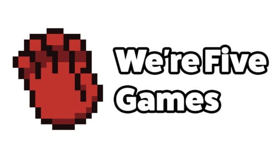 We're Five Games logo
