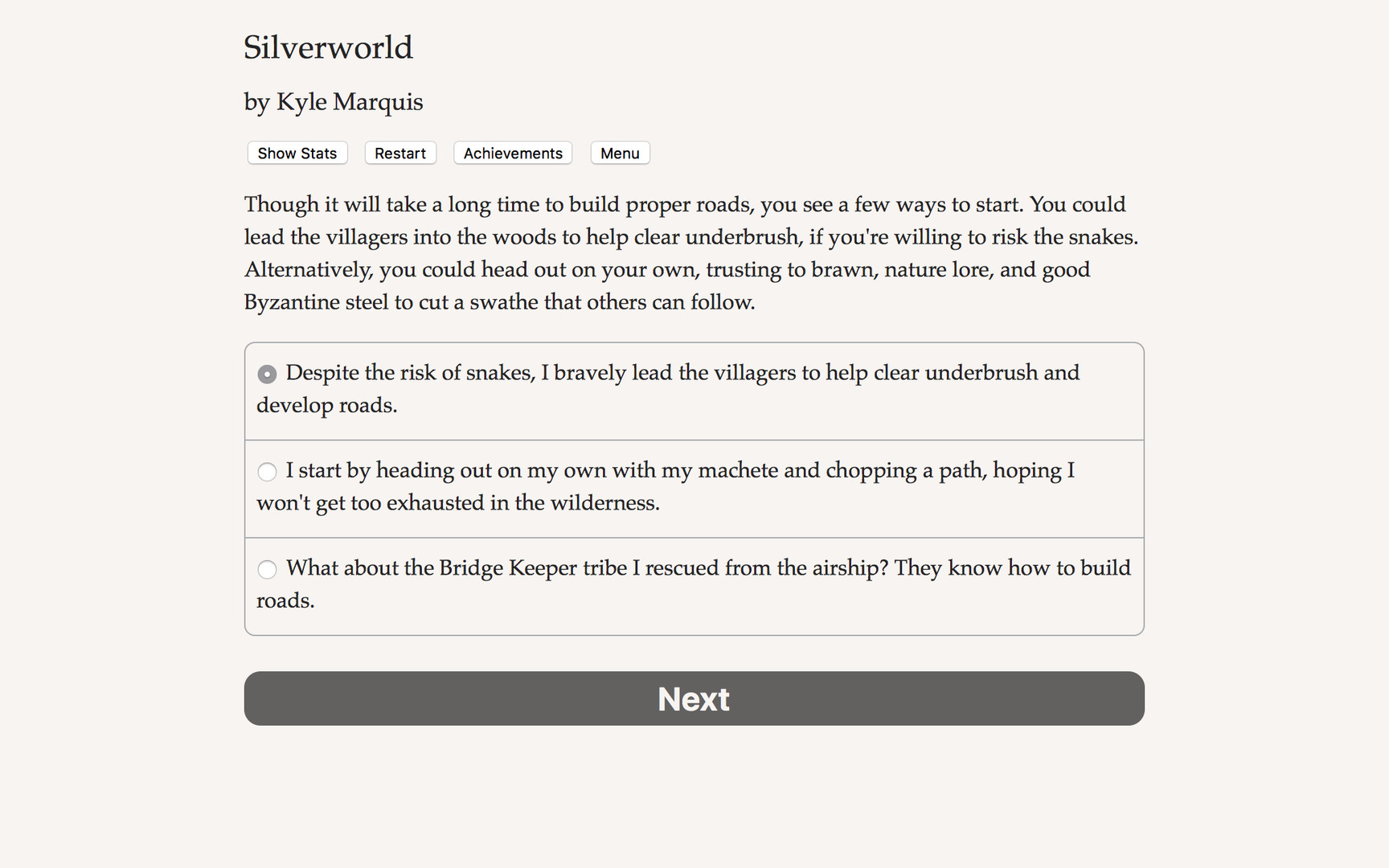 Silverworld - Screenshot 1