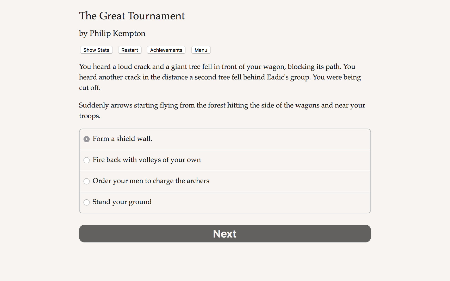 The Great Tournament - Screenshot 4
