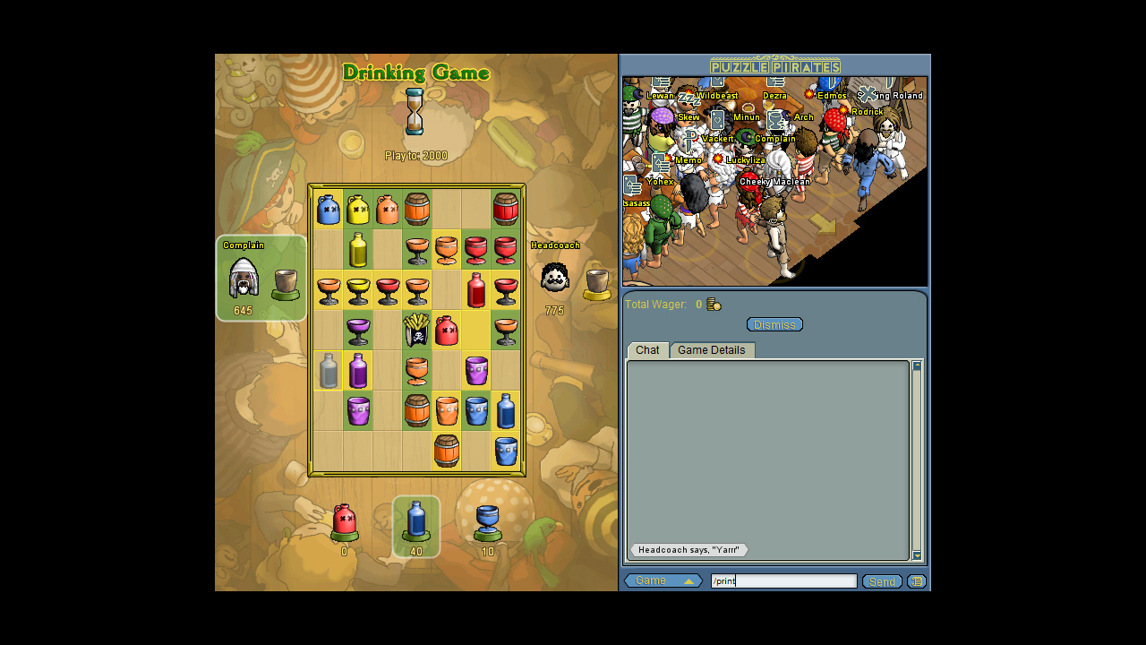 Puzzle Pirates: Dark Seas - Screenshot 3