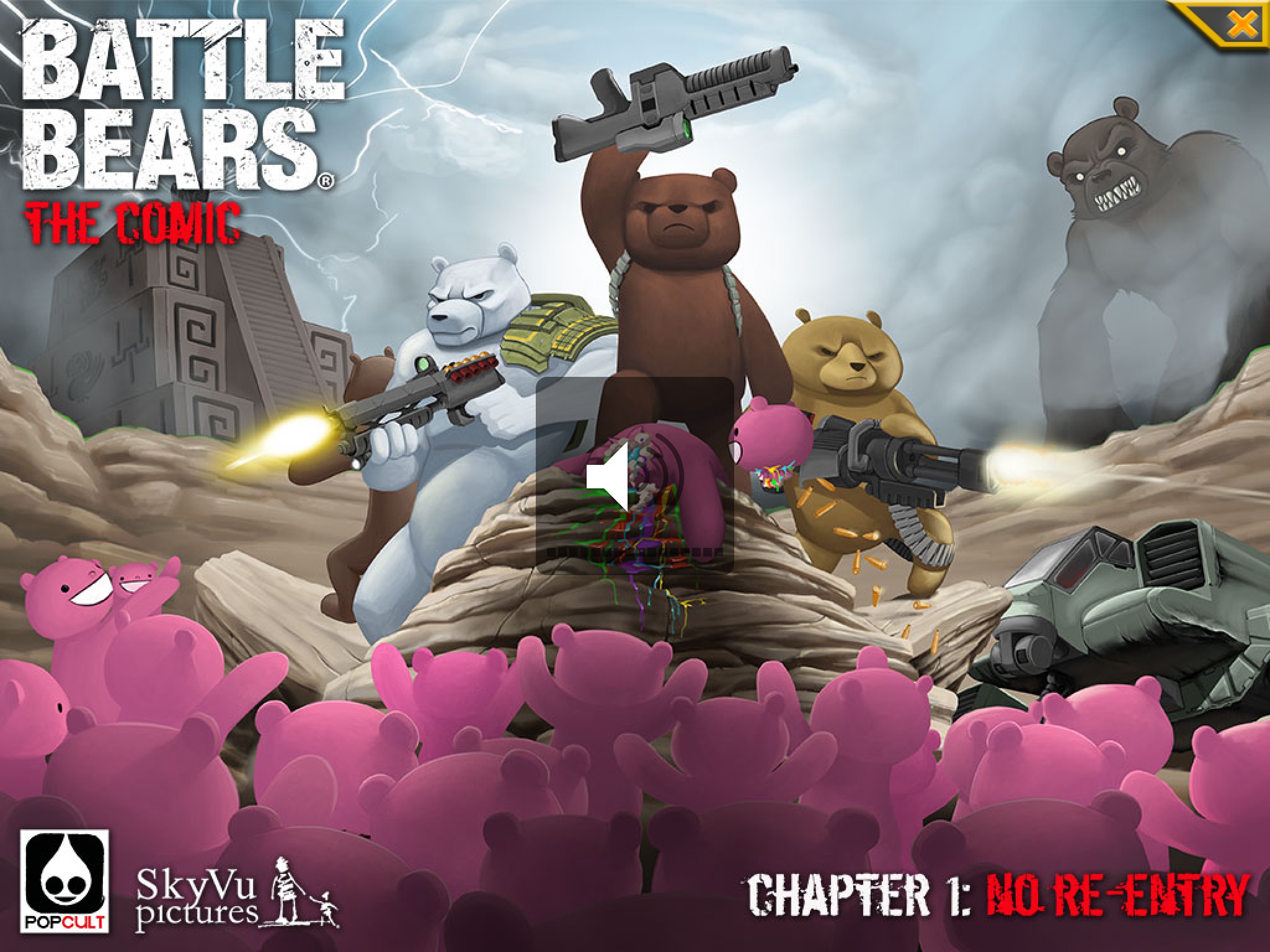 Game cover: Battle Bears Comics