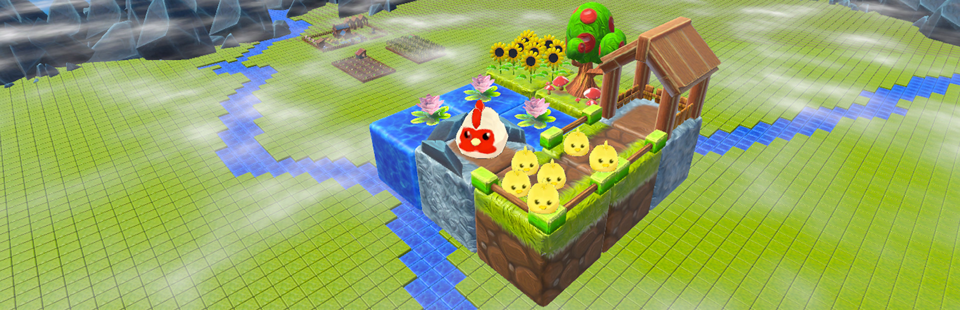 Game cover: Floating Farmer: Logic Puzzle