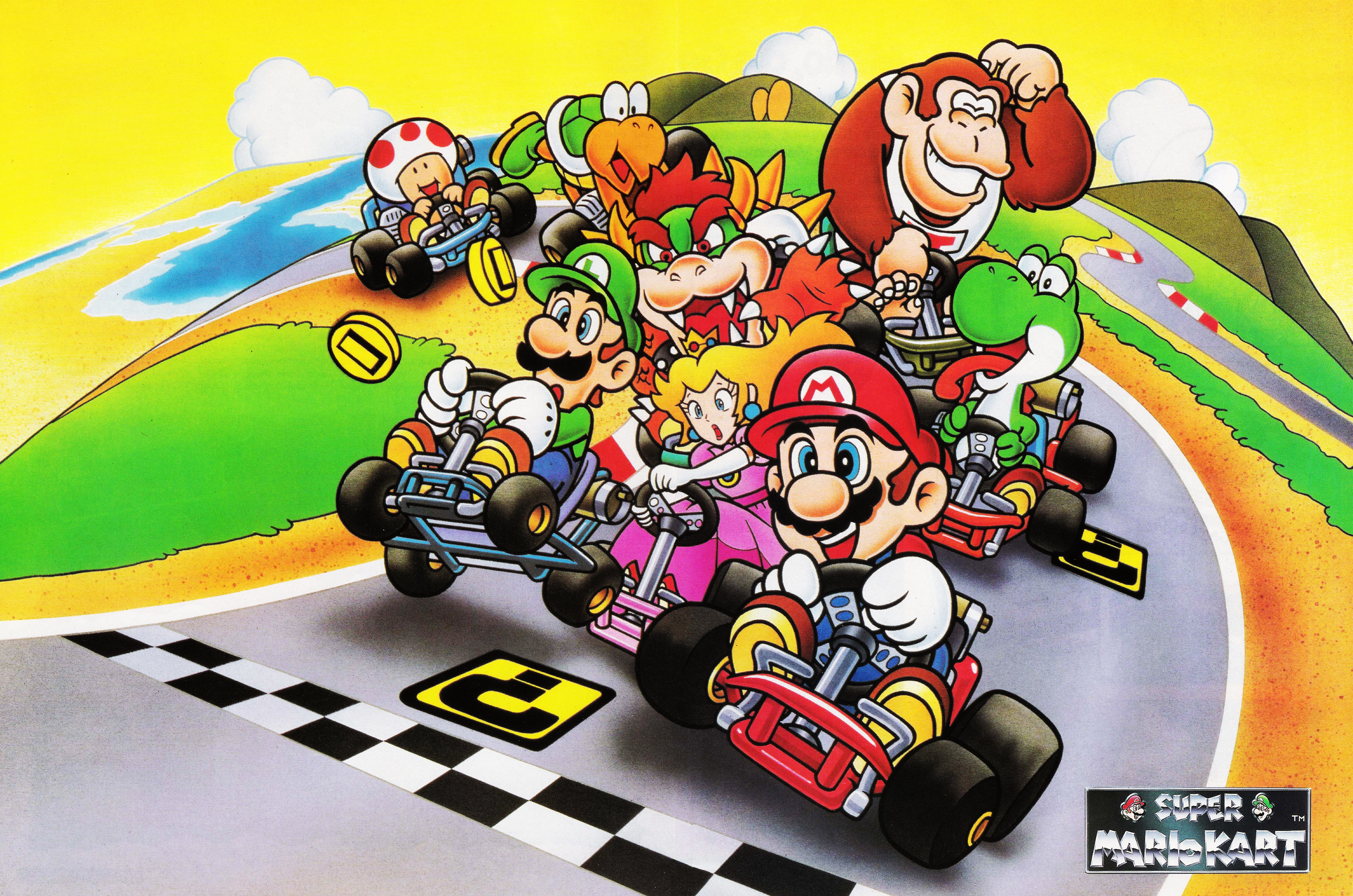 Game cover: Super Mario Kart