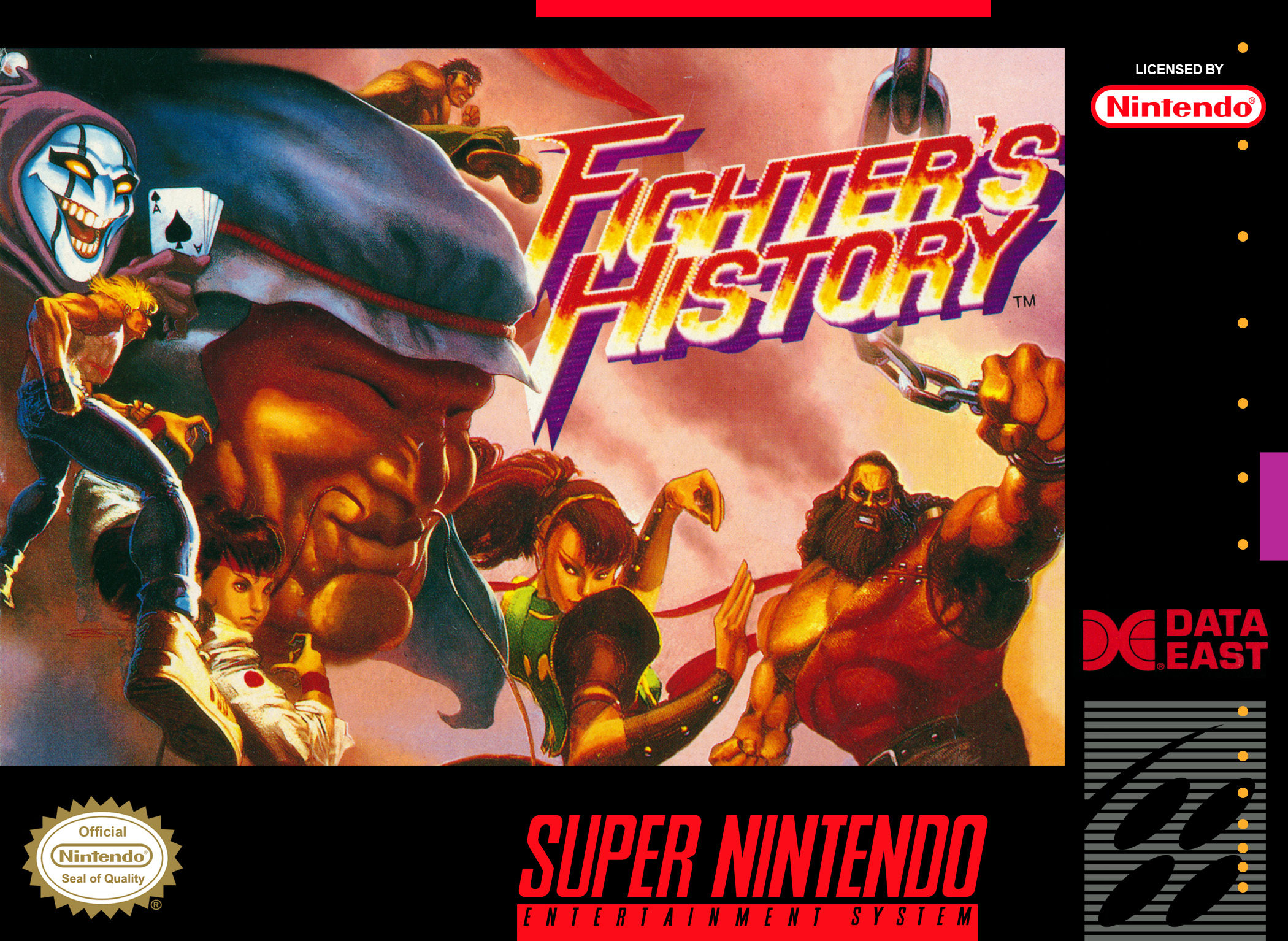 Game cover: Fighter's History