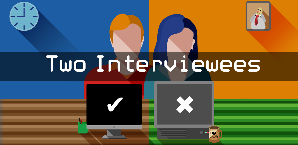 Game cover: Two Interviewees