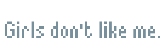 Game cover: Girls don't like me