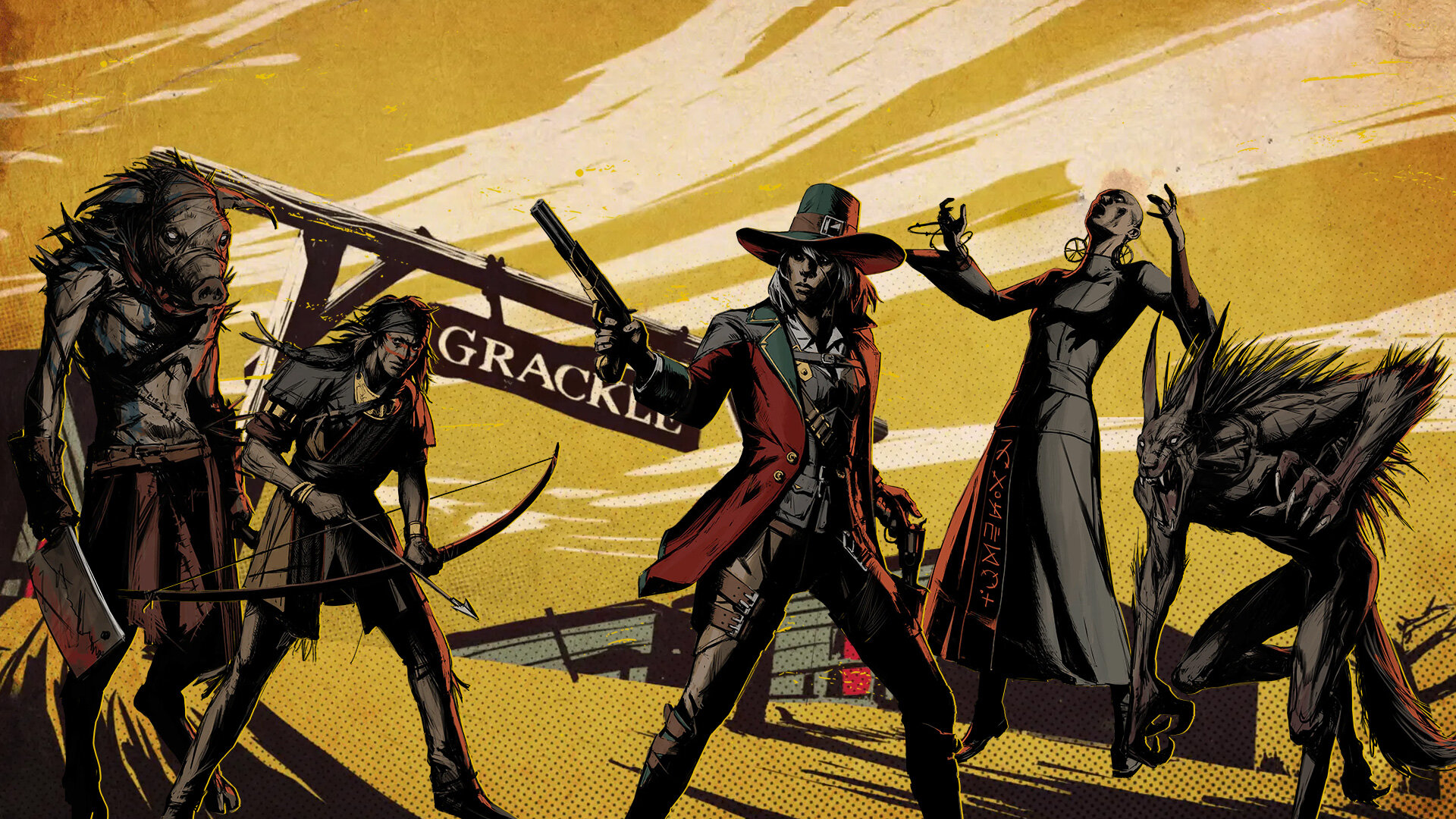 Game cover Weird West