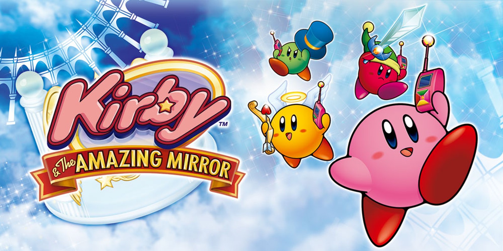 Game cover: Kirby & the Amazing Mirror