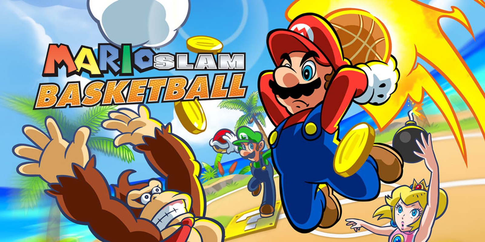 Game cover: Mario Hoops 3-on-3