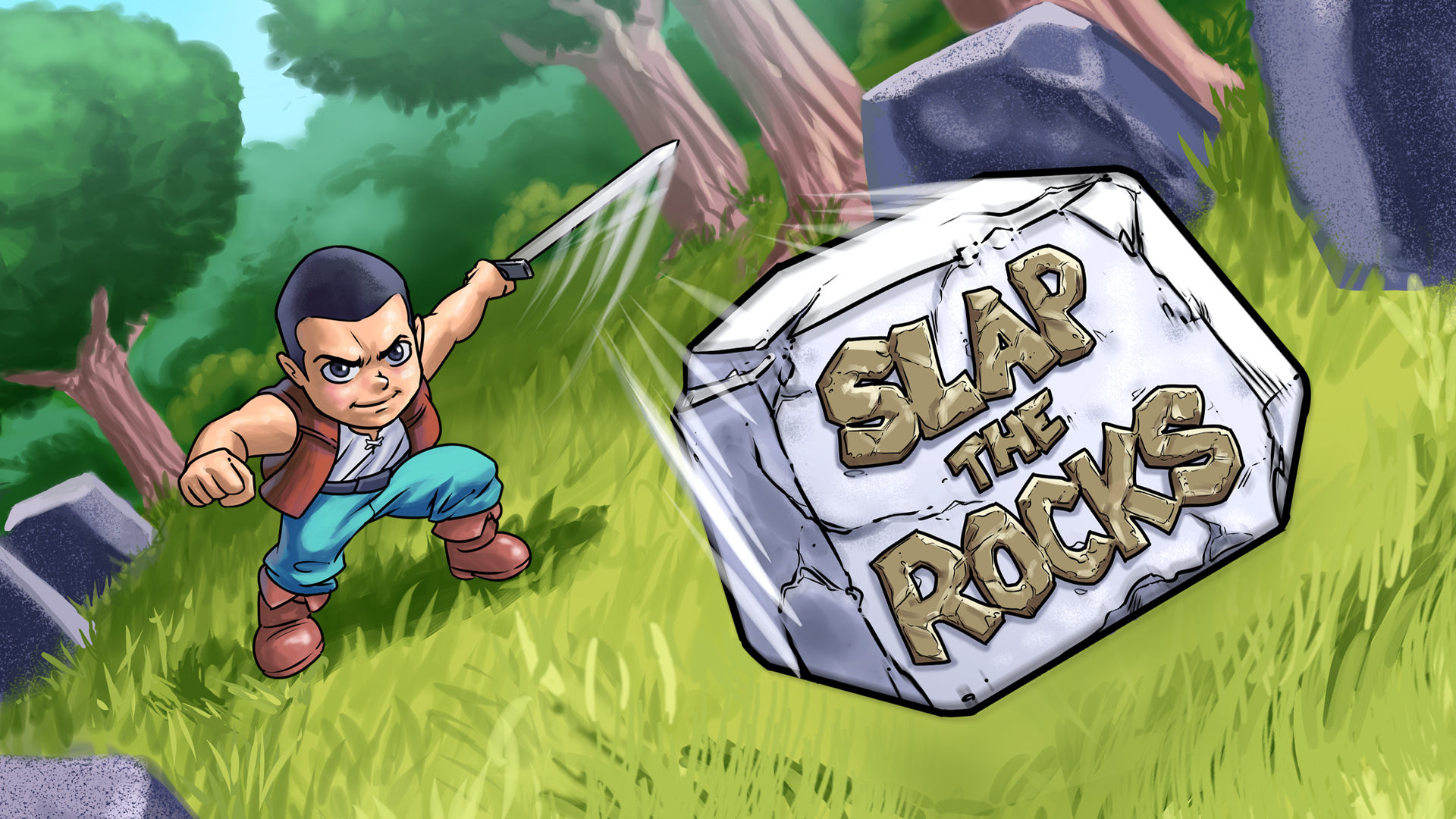 Game cover: Slap the Rocks