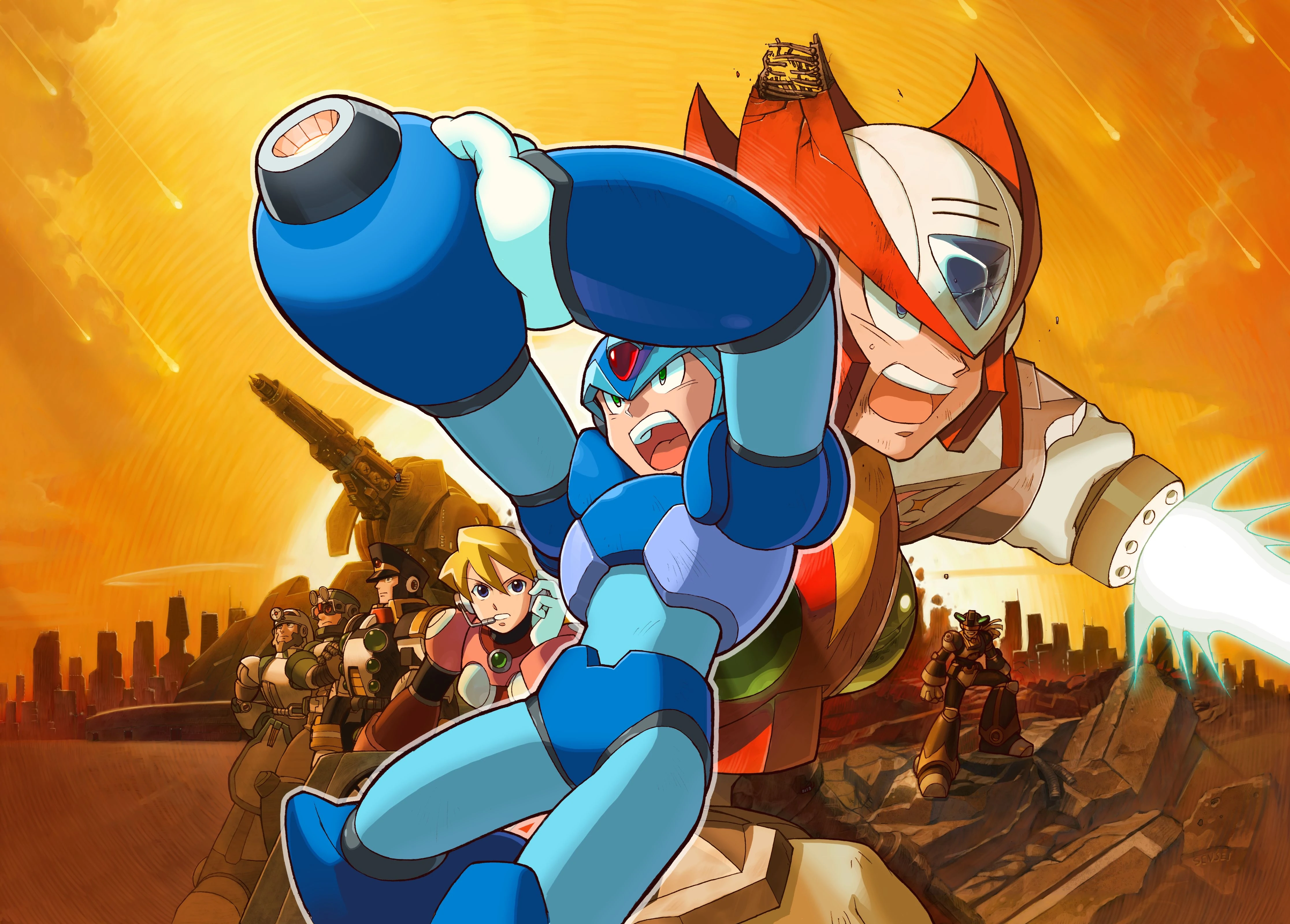 Game cover: Mega Man X5