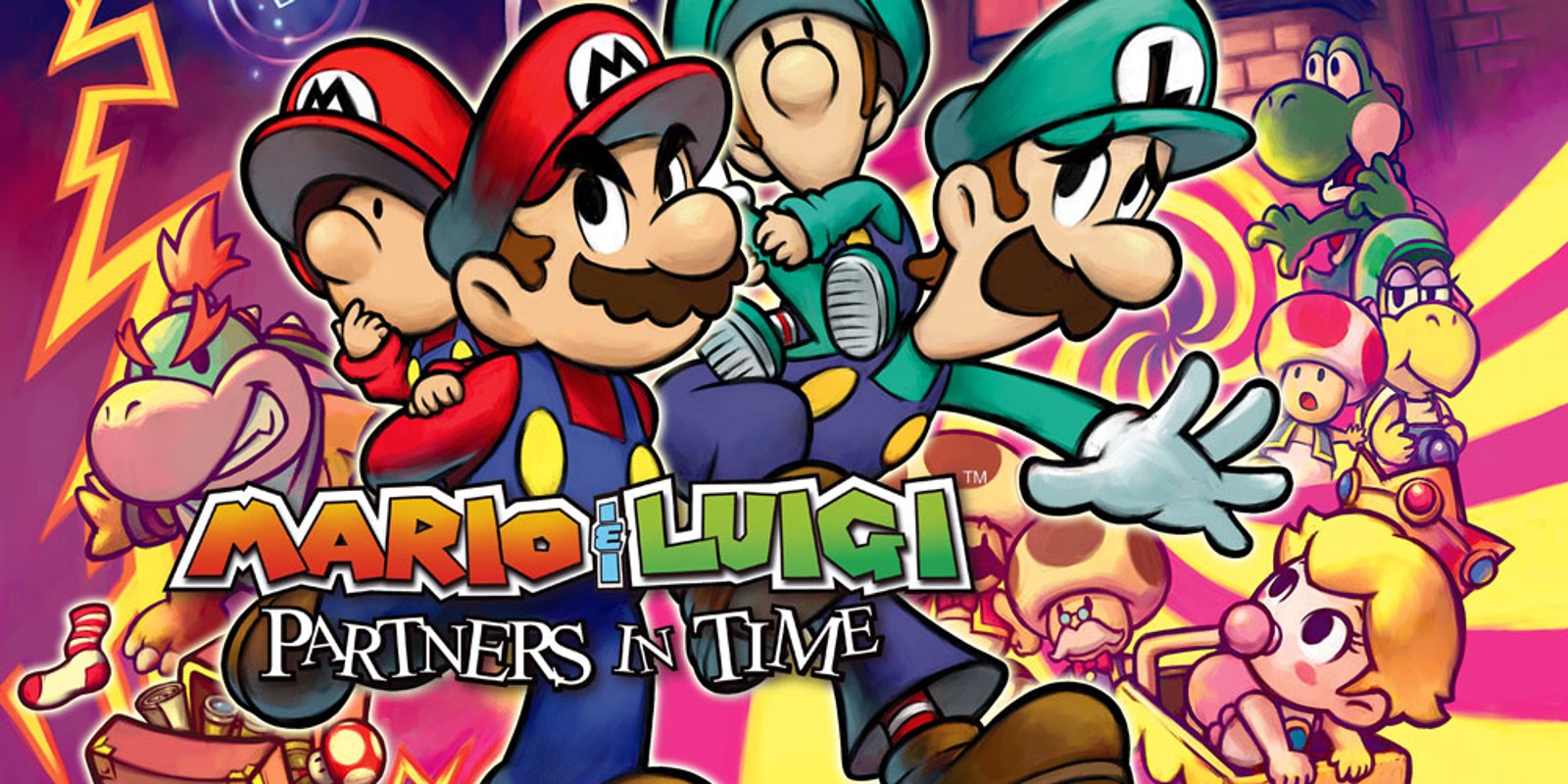 Game cover: Mario & Luigi: Partners in Time