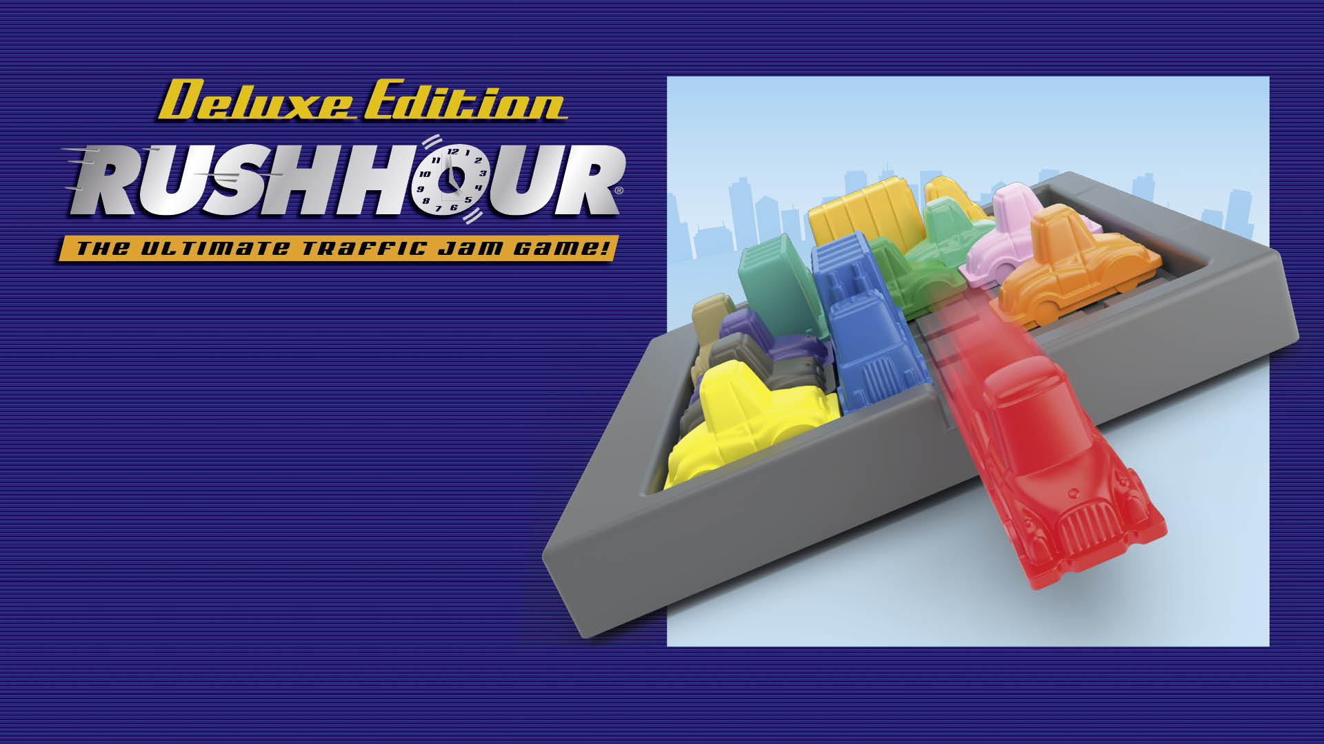Game cover: Rush Hour Deluxe: The ultimate traffic jam game!