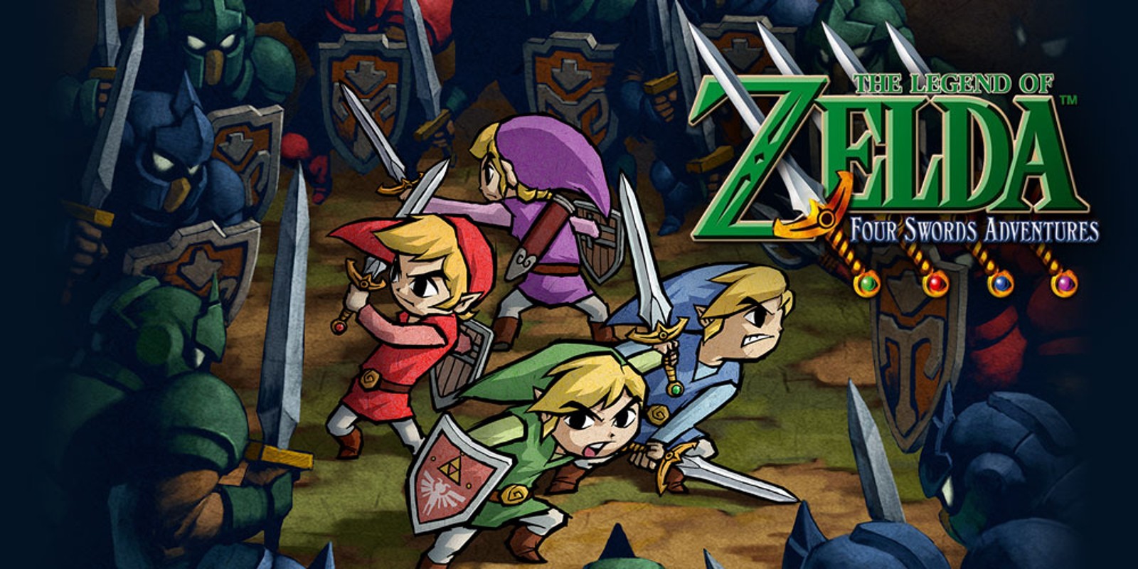 Game cover: The Legend of Zelda: Four Swords Adventures