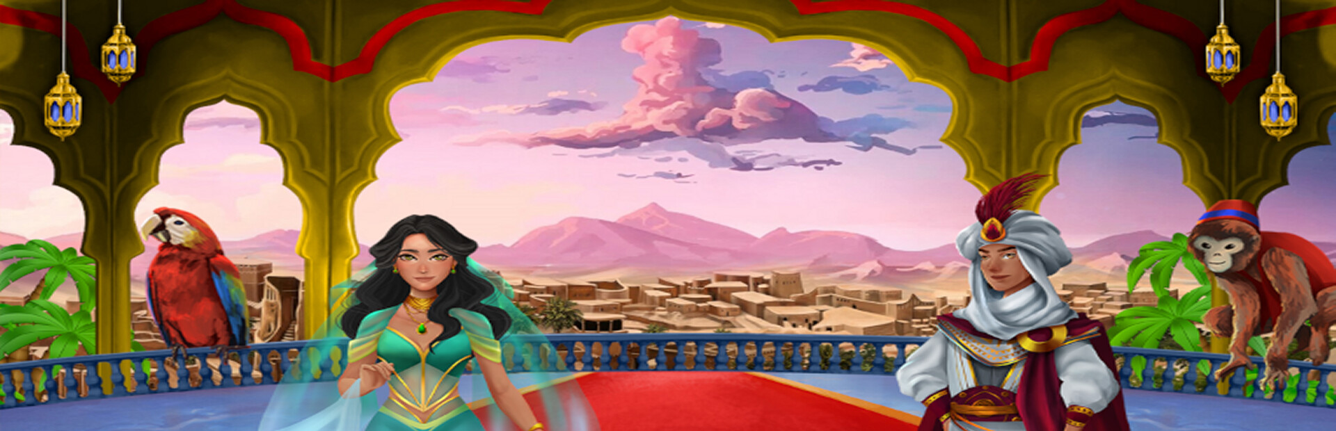 Game cover: Amanda's Magic Book 6: Aladdin's Magic Lamp