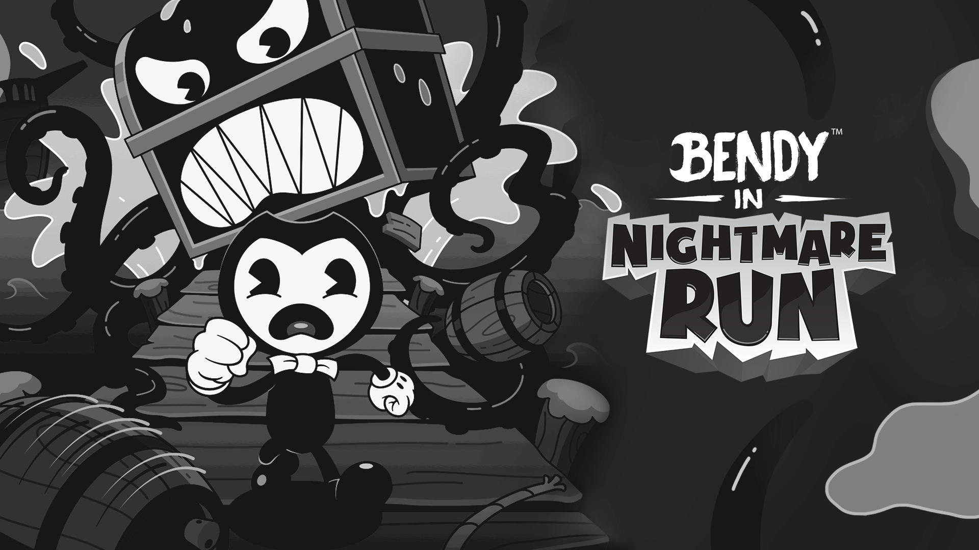 Bendy nightmare run. Bendy in Nightmare Run. Bendy in Nightmare Run Gaskette. БЕНДИ день рождения. Bendy in Nightmare Run банка.