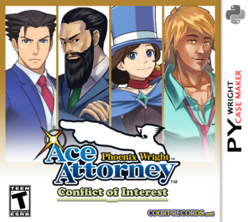 Game cover: Phoenix Wright: Conflict of Interest