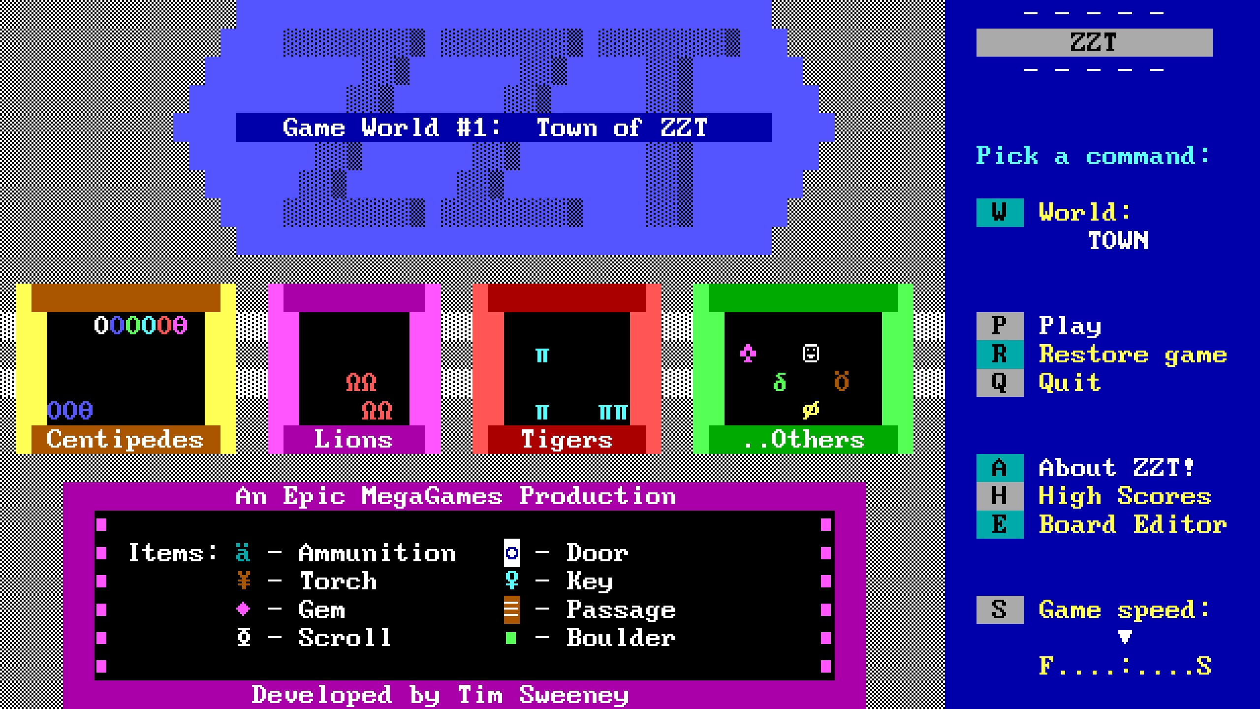 Zzt press kit