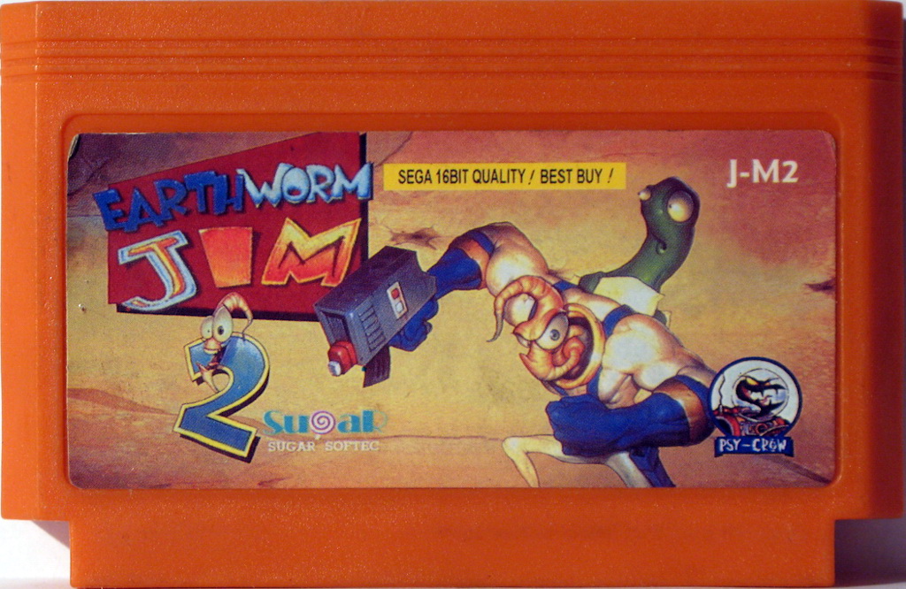 Game cover: Earthworm Jim 2