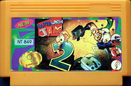 Game cover: Earthworm Jim 2