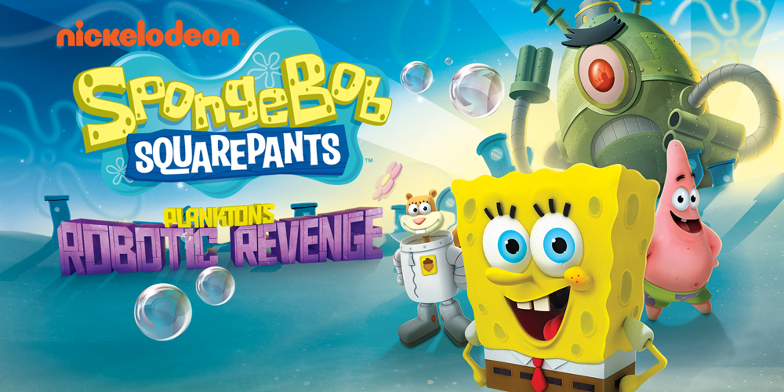 Game cover: SpongeBob SquarePants: Plankton's Robotic Revenge